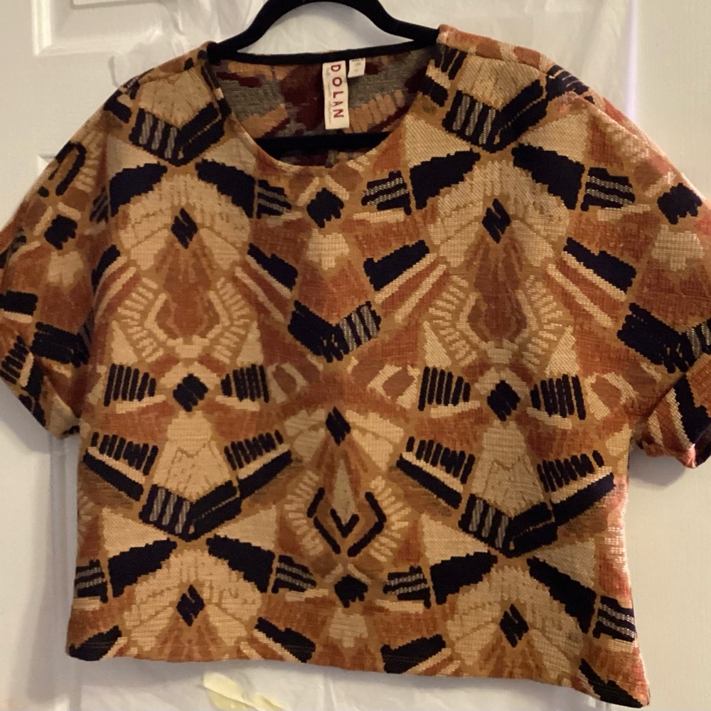 Dolan Women Top Medium Tribal Left Coast Seraphine